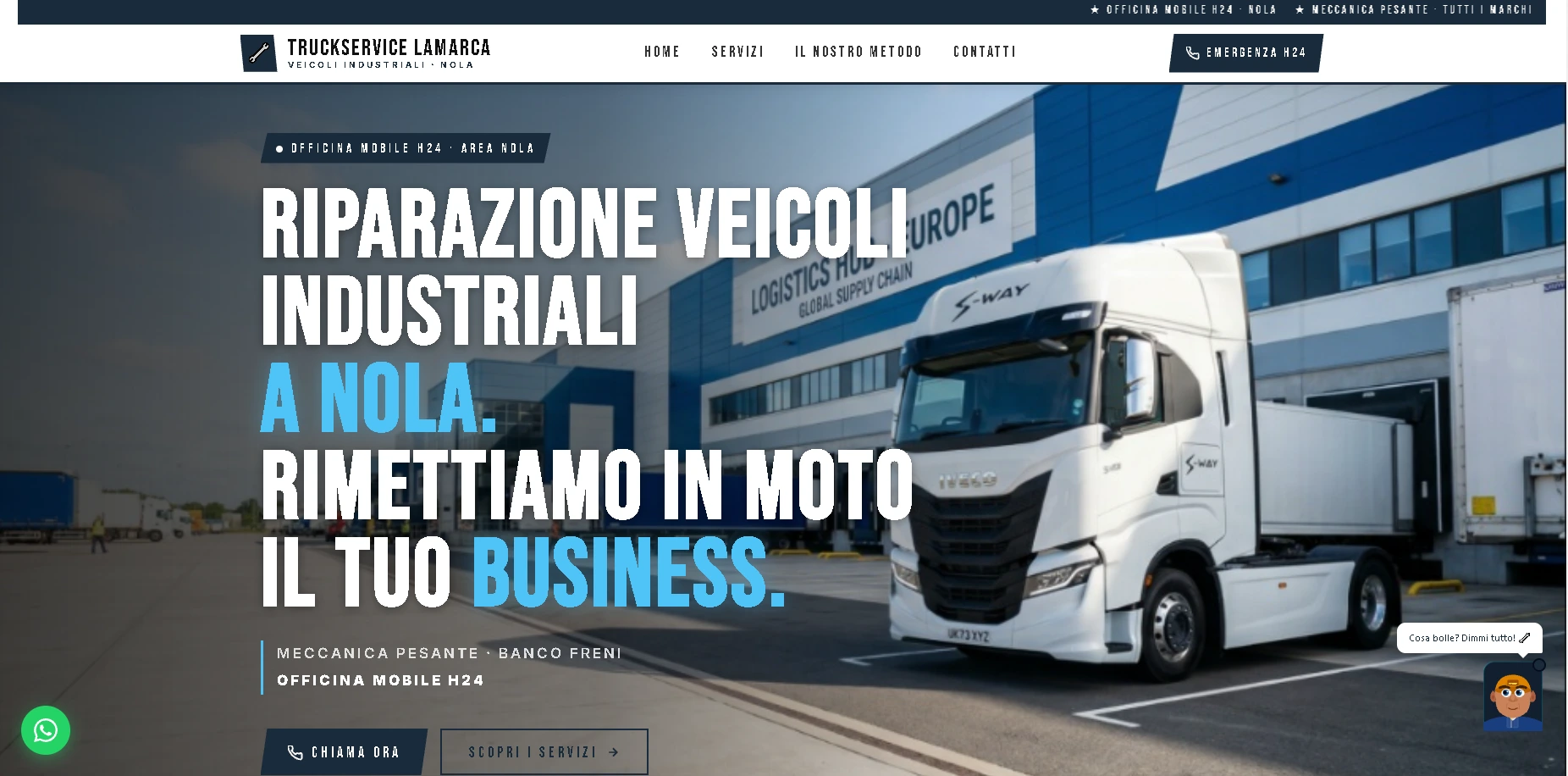 Il gestionale di Truck Service La Marca